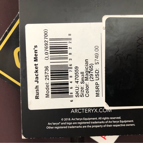 Arc’teryx Rush Jacket Ski/Snowboard Jacket - Picture 9 of 13